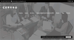 Desktop Screenshot of cereroabogados.com